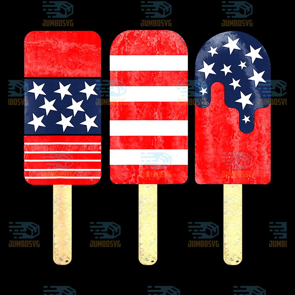 Patriotic-4th-Of-July-Popsicles-Png