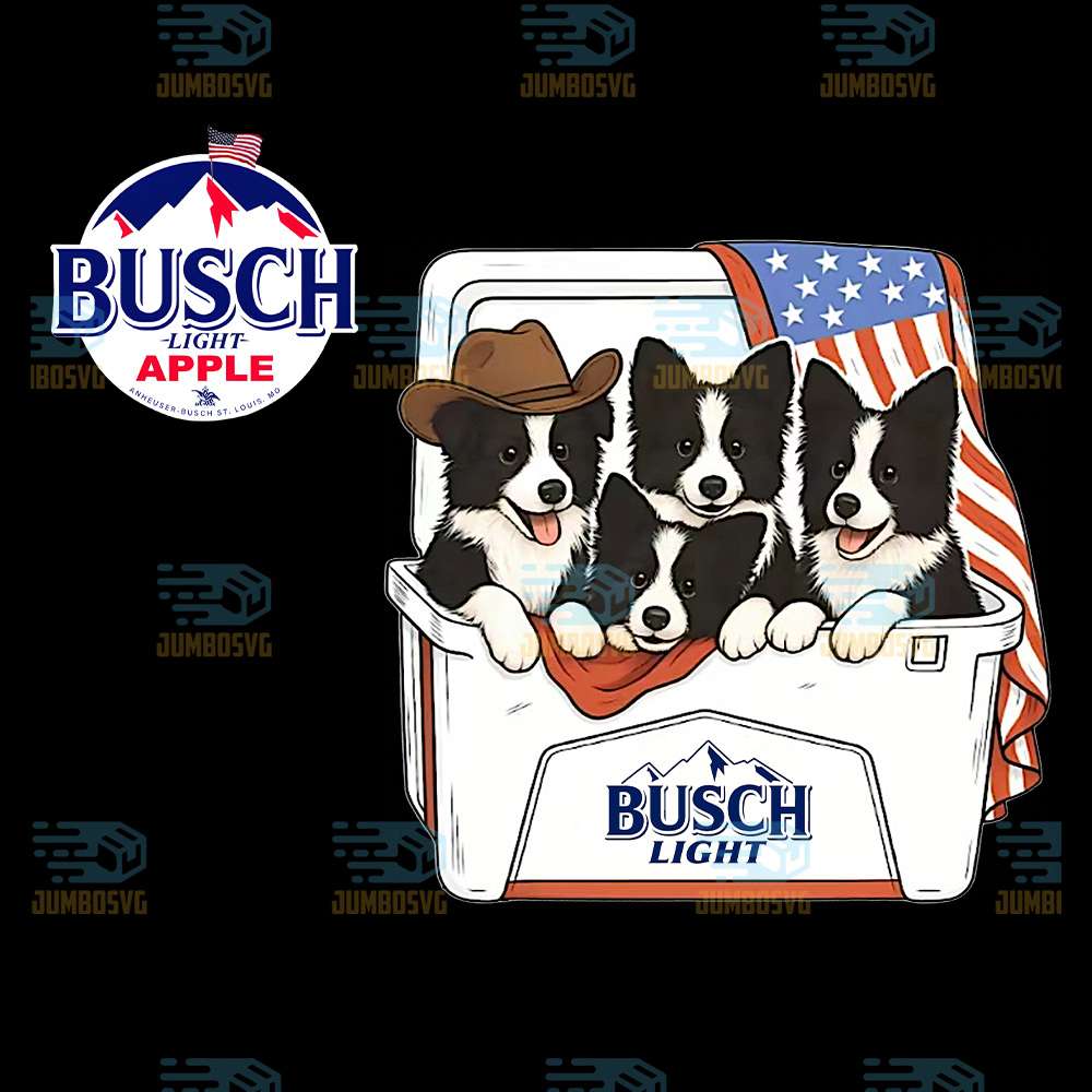 Patriotic-Dogs-Busch-Light-Png