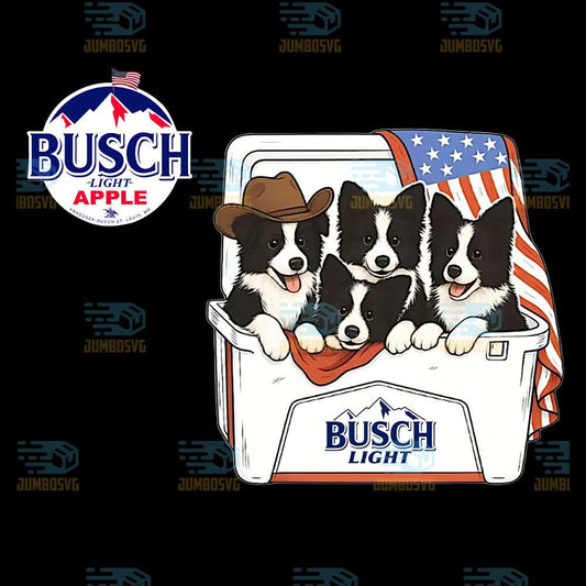 Patriotic-Dogs-Busch-Light-Png