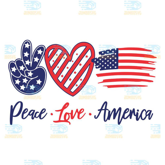 Peace-Love-America-4th-Of-July-Svg