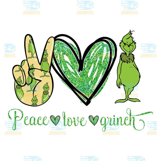 Peace-Love-Grinch-Christmas-Png