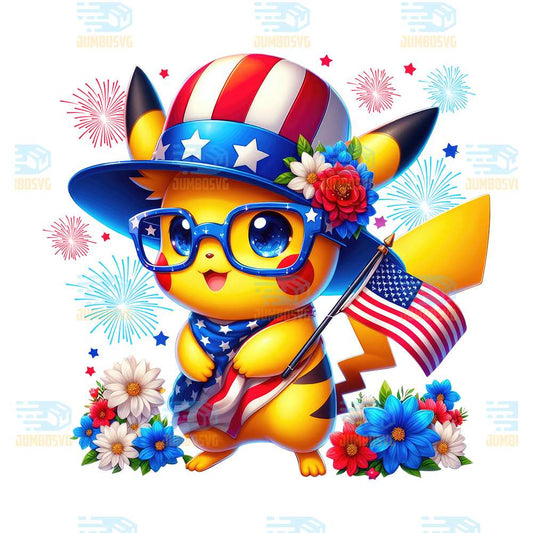 Pikachu-America-4th-Of-July-Png-2