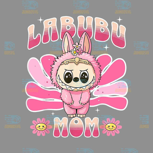 Pink-Labubu-Mom-Png-1
