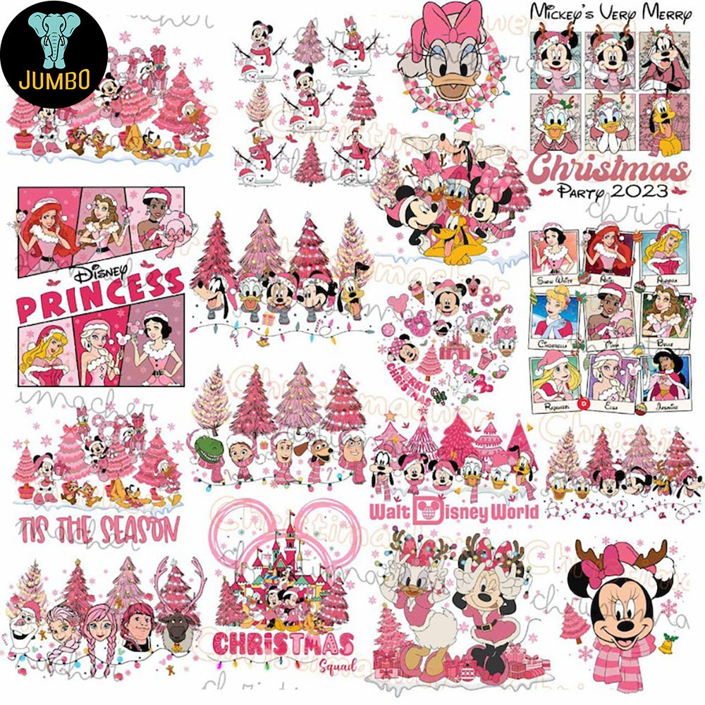 PinkDisneyChristmasBundlePng_1