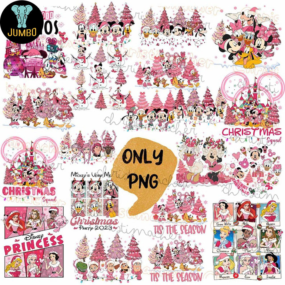 PinkDisneyChristmasBundlePng_3