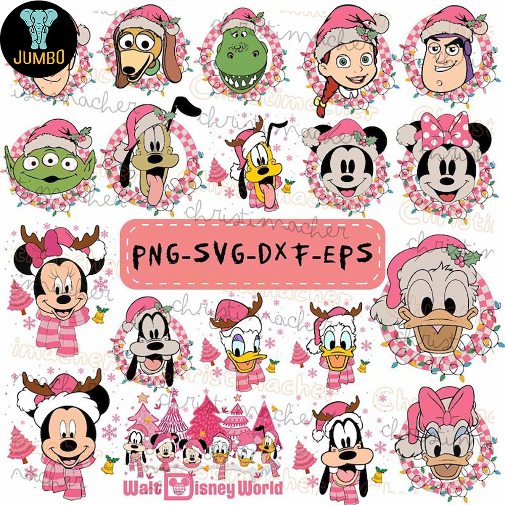 PinkDisneyChristmasBundlePng_4