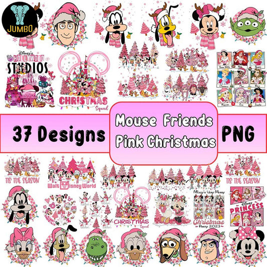 PinkDisneyChristmasSvgBundle_1