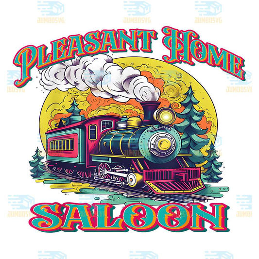 Pleasant-Home-Saloon-Nostalgic-Steamboat-Amidst-Nature-Png