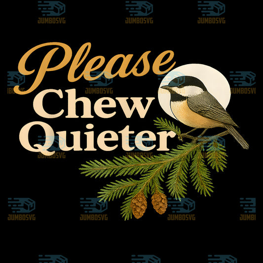 Please-Chew-Quieter-Bird-Nature-Png