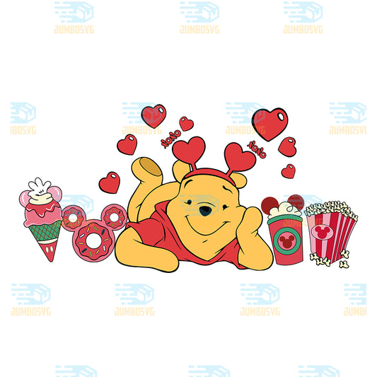 Pooh-Food-And-Drink-Valentine-Png