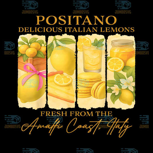 Positano-Delicious-Italian-Lemons-Fresh-From-The-Amalfi-Coast-Italy-Travel-Png