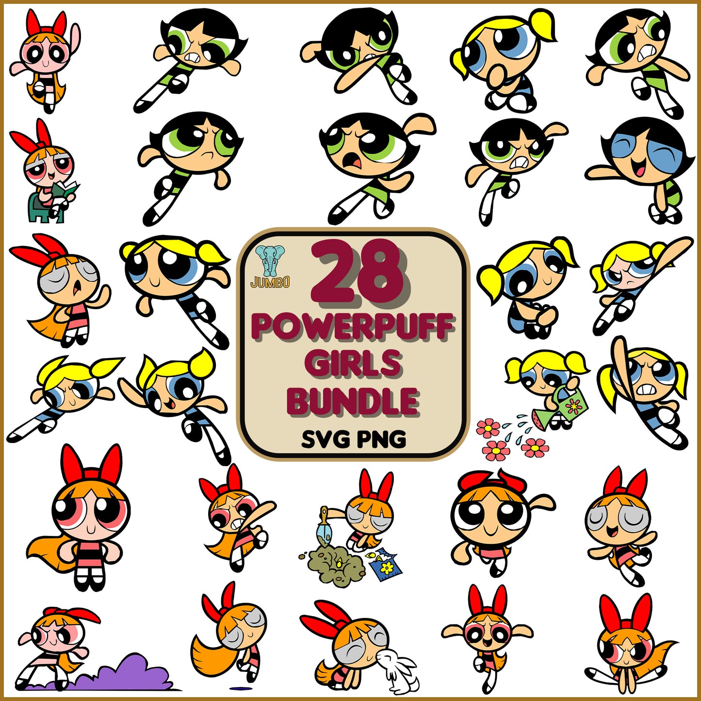 PowerpuffGirlsBundleSvg