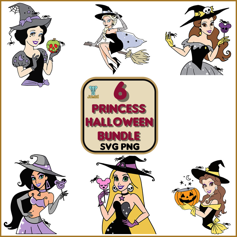 PrincessHalloweenSvgBundle