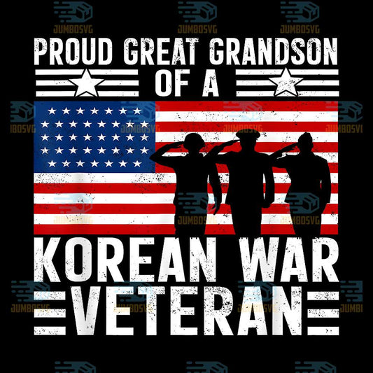 Proud-Great-Grandson-Of-A-Korean-War-Veteran-Png