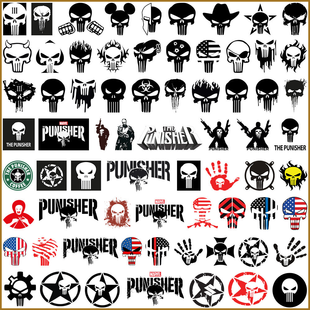 Punisher Bundle Svg - Jumbosvg