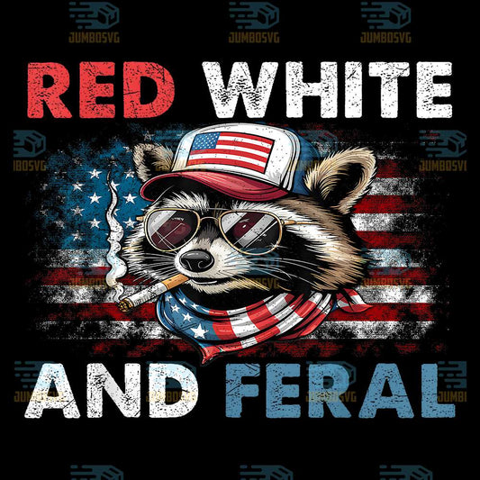 Raccoon-4th-Of-July-Patriotic-Flag-Red-White-And-Feral-Png