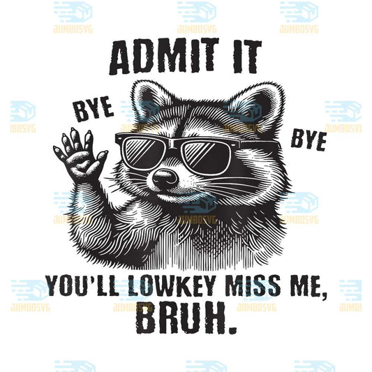 Raccoon-Admit-It-You-ll-Lowkey-Miss-Me-Bruh-Png