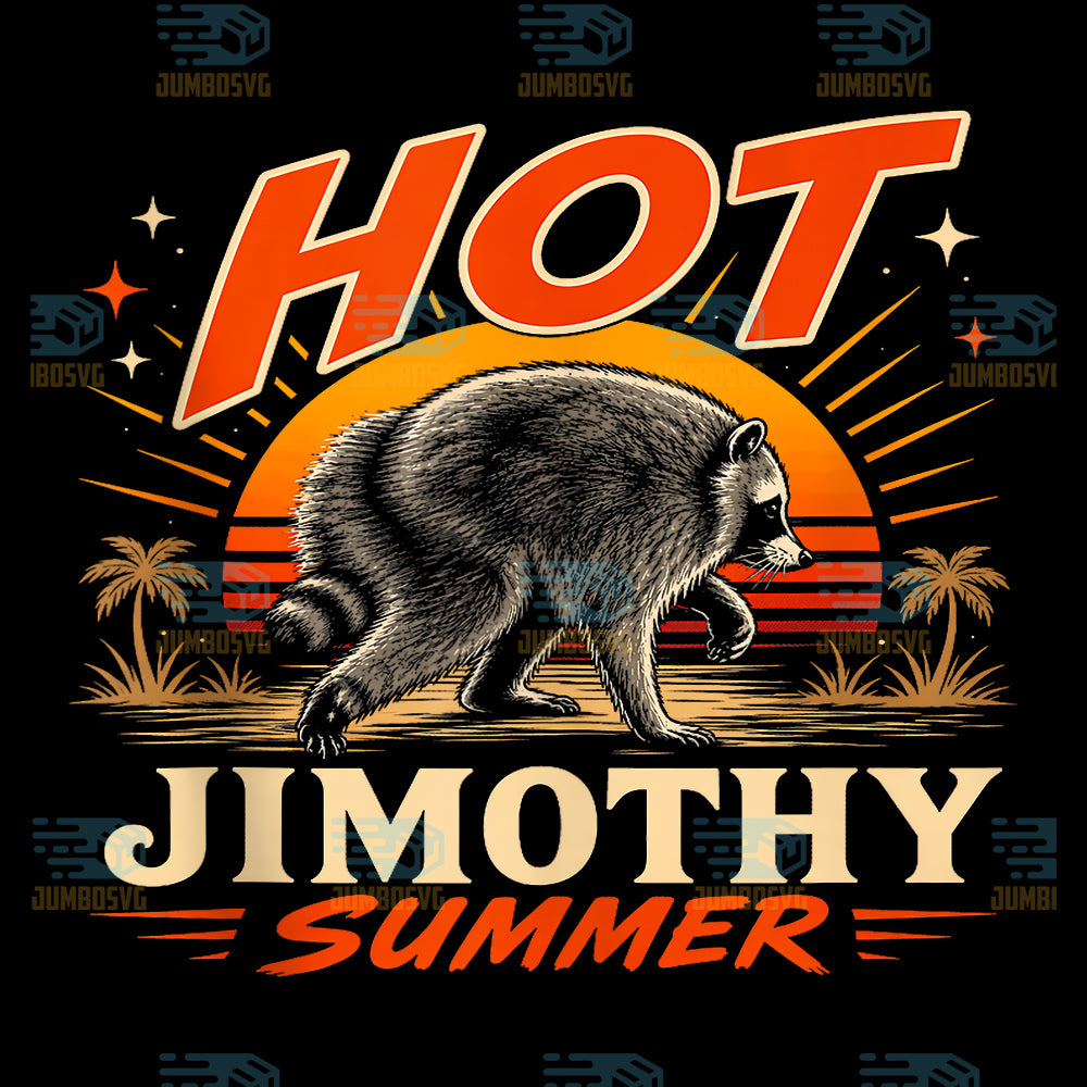 Raccoon-Hot-Jimothy-Summer-Meme-Svg