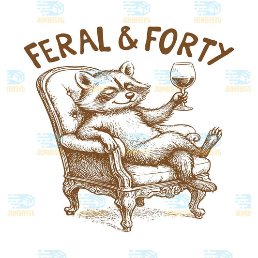 Racoon-Feral-Forty-Svg
