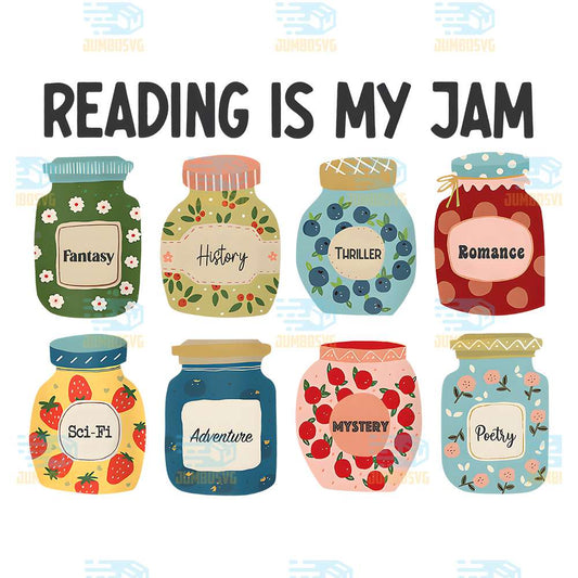 Reading-Is-My-Jam-Png