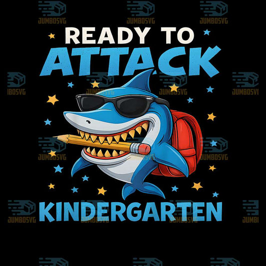 Ready-to-Attack-Kindergarten-Back-To-School-Shark-Png