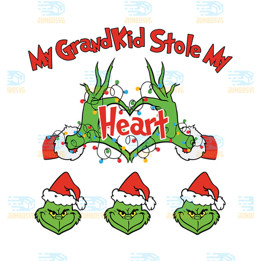 Red-My-Grandkids-Stole-My-Heart-Christmas-Png