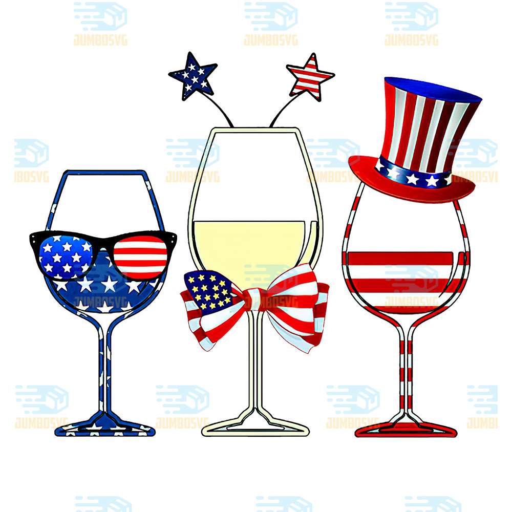 Red-White-And-Blue-Glasses-America-Flag-4th-Of-July-Png