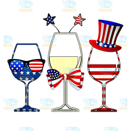 Red-White-And-Blue-Glasses-America-Flag-4th-Of-July-Png
