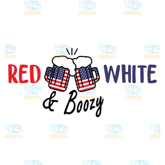 Red-White-And-Boozy-Svg
