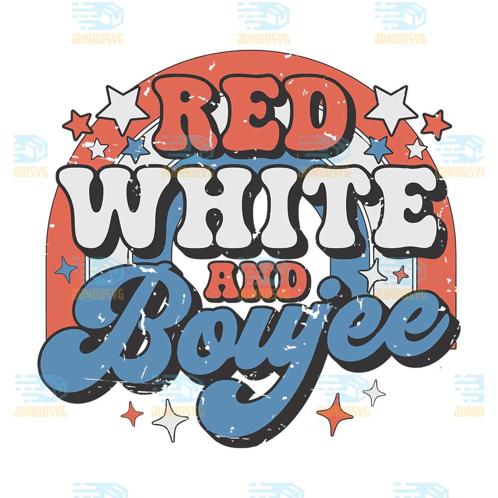 Red-White-And-Boujee-Svg