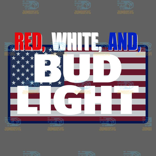 Red-White-And-Bud-Light-America-4th-Of-July-Png