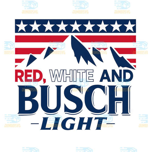 Red-White-And-Busch-Light-4th-Of-July-Png-2