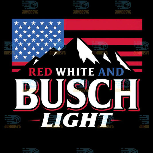 Red-White-And-Busch-Light-4th-Of-July-Png-4