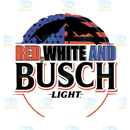 Red-White-And-Busch-Light-4th-Of-July-Png-5