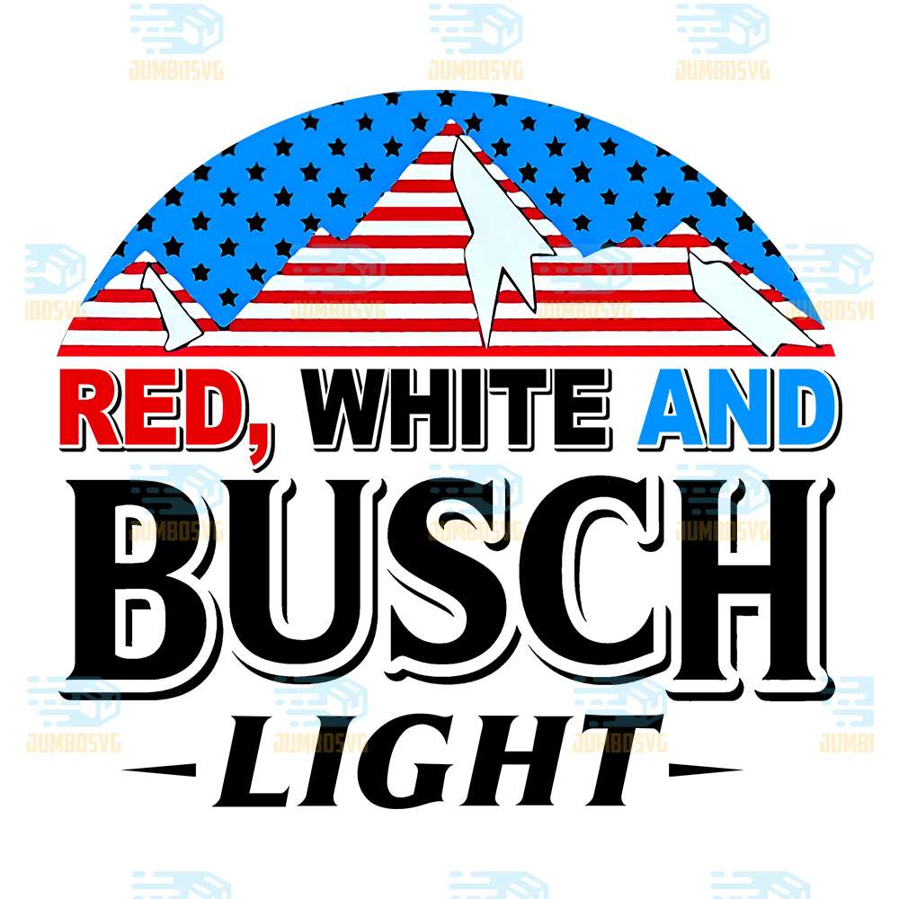Red-White-And-Busch-Light-4th-Of-July-Png-6