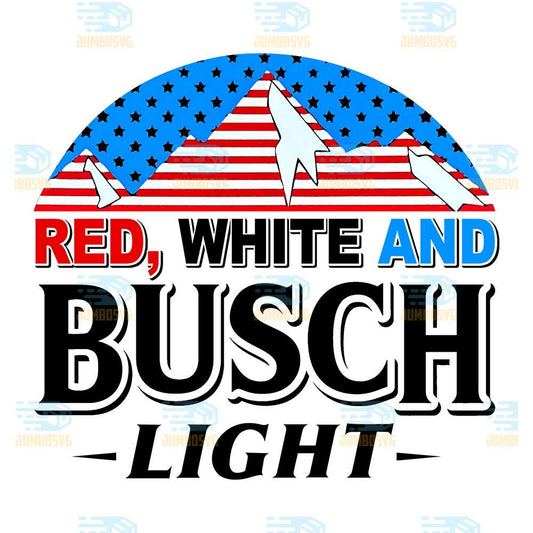 Red-White-And-Busch-Light-4th-Of-July-Png-6