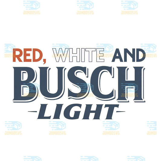 Red-White-And-Busch-Light-4th-Of-July-Png-7