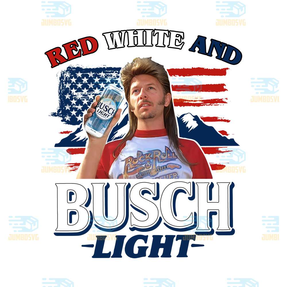Red-White-And-Busch-Light-Joe-Dirt-Png