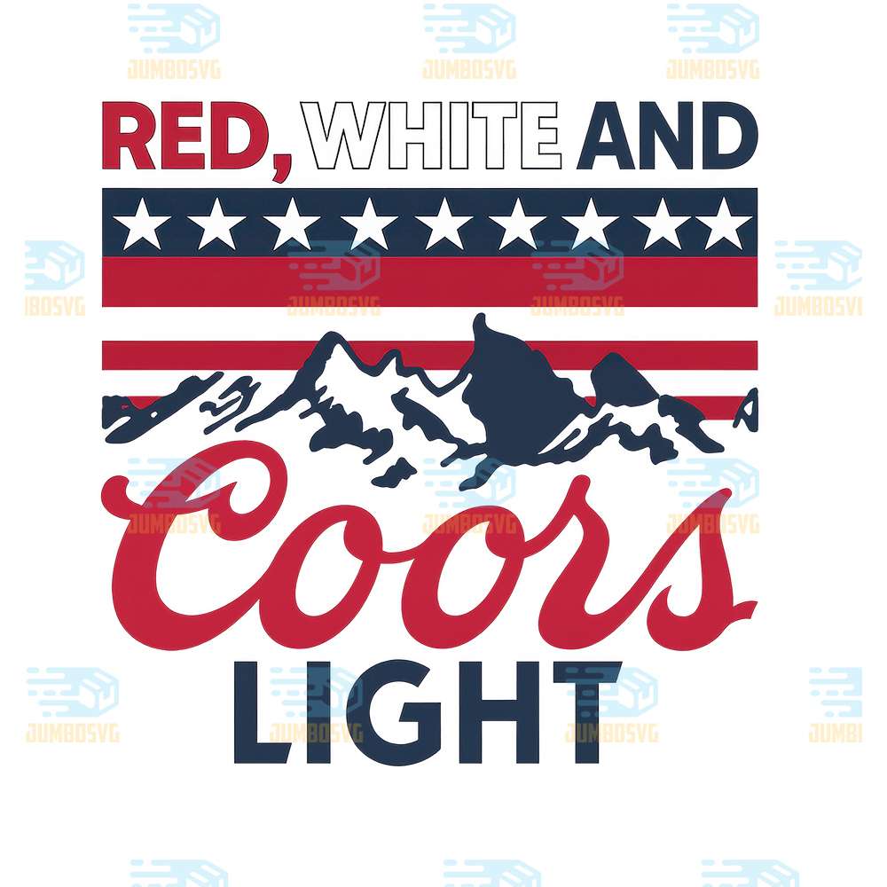 Red-White-And-Coors-Light-Png-2
