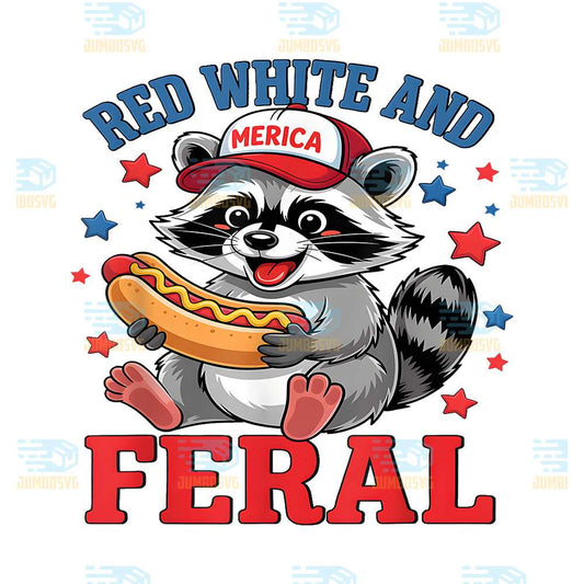 Red-White-And-Feral-4th-Of-July-Raccoon-Hot-Dog-America-Png-1