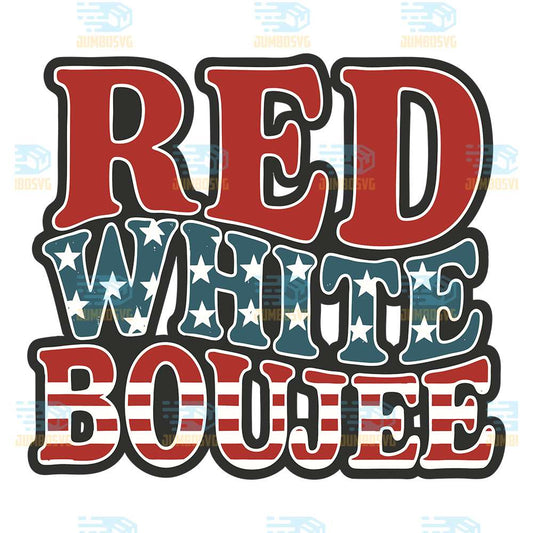 Red-White-Boujee-Svg