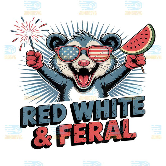 Red-White-and-Feral-Opossum-Fireworks-4th-Of-July-Png