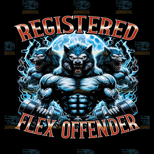 Registered-Flex-Offender-Wolf-Meme-Png
