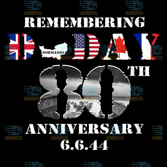 Remembering-D-Day-80th-Anniversary-6-6-44-Png