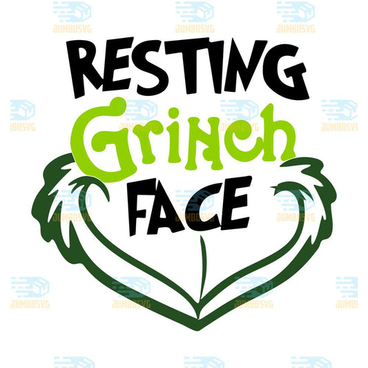 Resting-Grinch-Face-Christmas-Png
