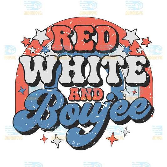 Retro-Red-White-And-Boujee-Svg