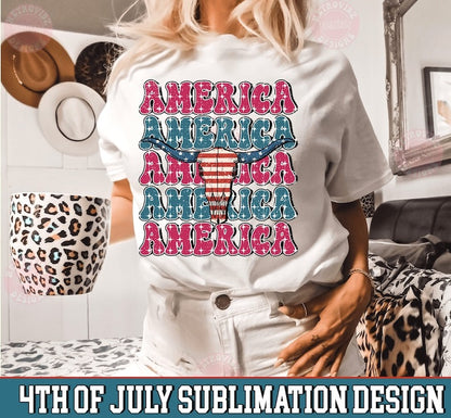 Retro 4th Of July PNG Bundle, 4th Of July Sublimation Design, America Shirt Design PNG, American mama png, Patriotic Png, Digital Download