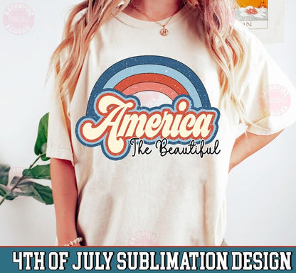 Retro 4th Of July PNG Bundle, 4th Of July Sublimation Design, America Shirt Design PNG, American mama png, Patriotic Png, Digital Download