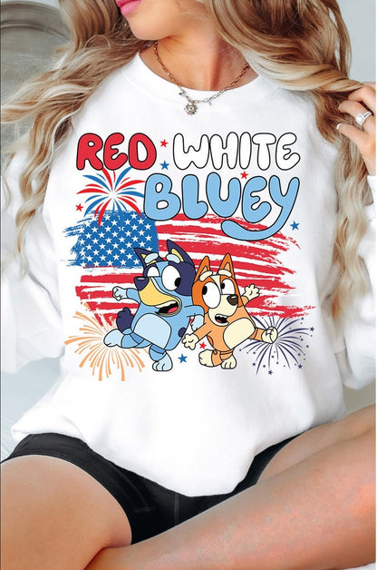 Retro Bluey 4th of July Bundle PNG, Bluey Bundle Png, Fourth Of July Png, America png, America Shirt, Independence Day, Sublimation Designs