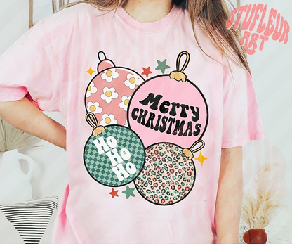 Retro Christmas png Bundle, pink Christmas png, groovy christmas svg, christmas shirt design, christmas, pink santa png, sublimation download - Jumbosvg